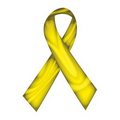 Swirl Yellow Ribbon Temporary Tattoo